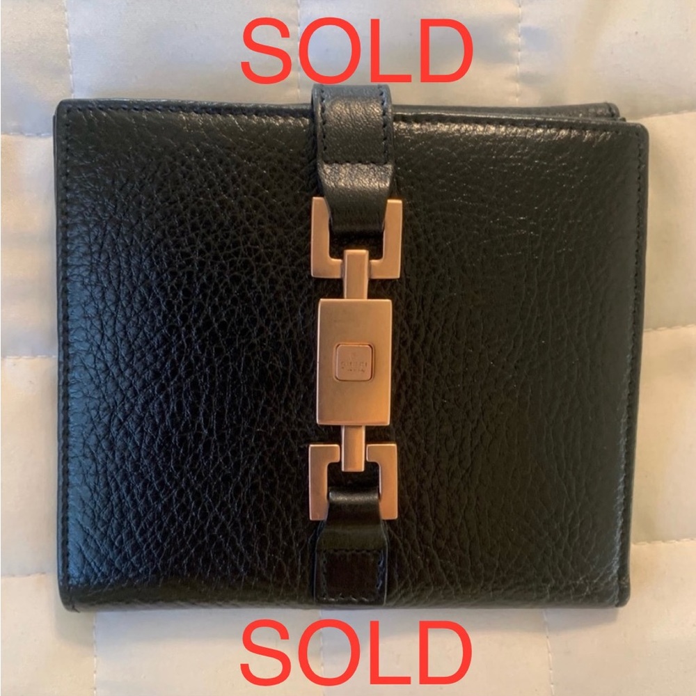 Gucci Jackie O Bifold Leather Wallet